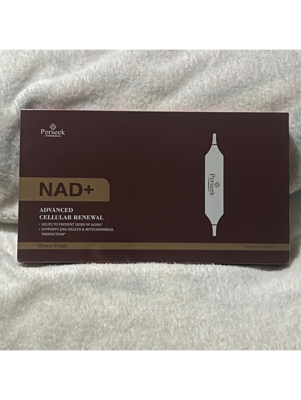 Perseek NAD+ Advanced Cellular Renewal Supplement 15 ml x 10 Vials